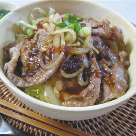 はちみつ焼き牛丼